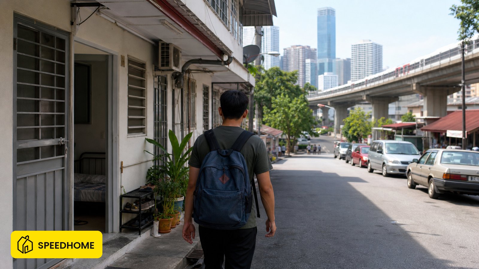 2026 吉隆坡 bilik sewa 靠近 MRT/LRT 真实租金——按线、车站、户型列出 RM 价格区间、押金、看房现实与 Zero Deposit 资格