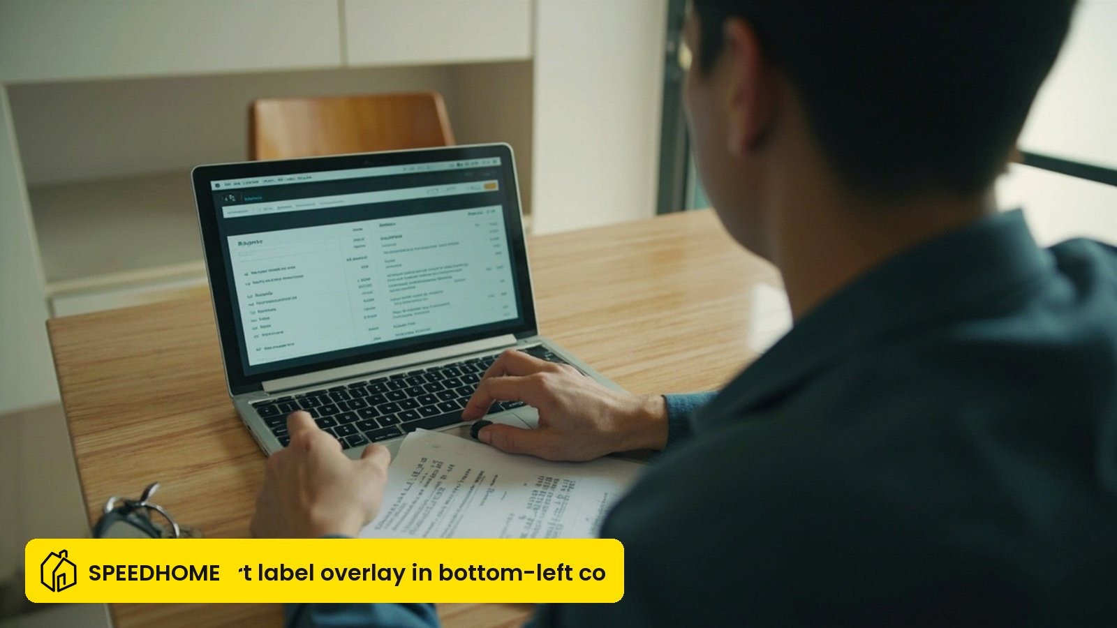 Malaysian landlord reviewing a tenancy document at a condo apartment — comparing ongoing management options versus a one-off property agent