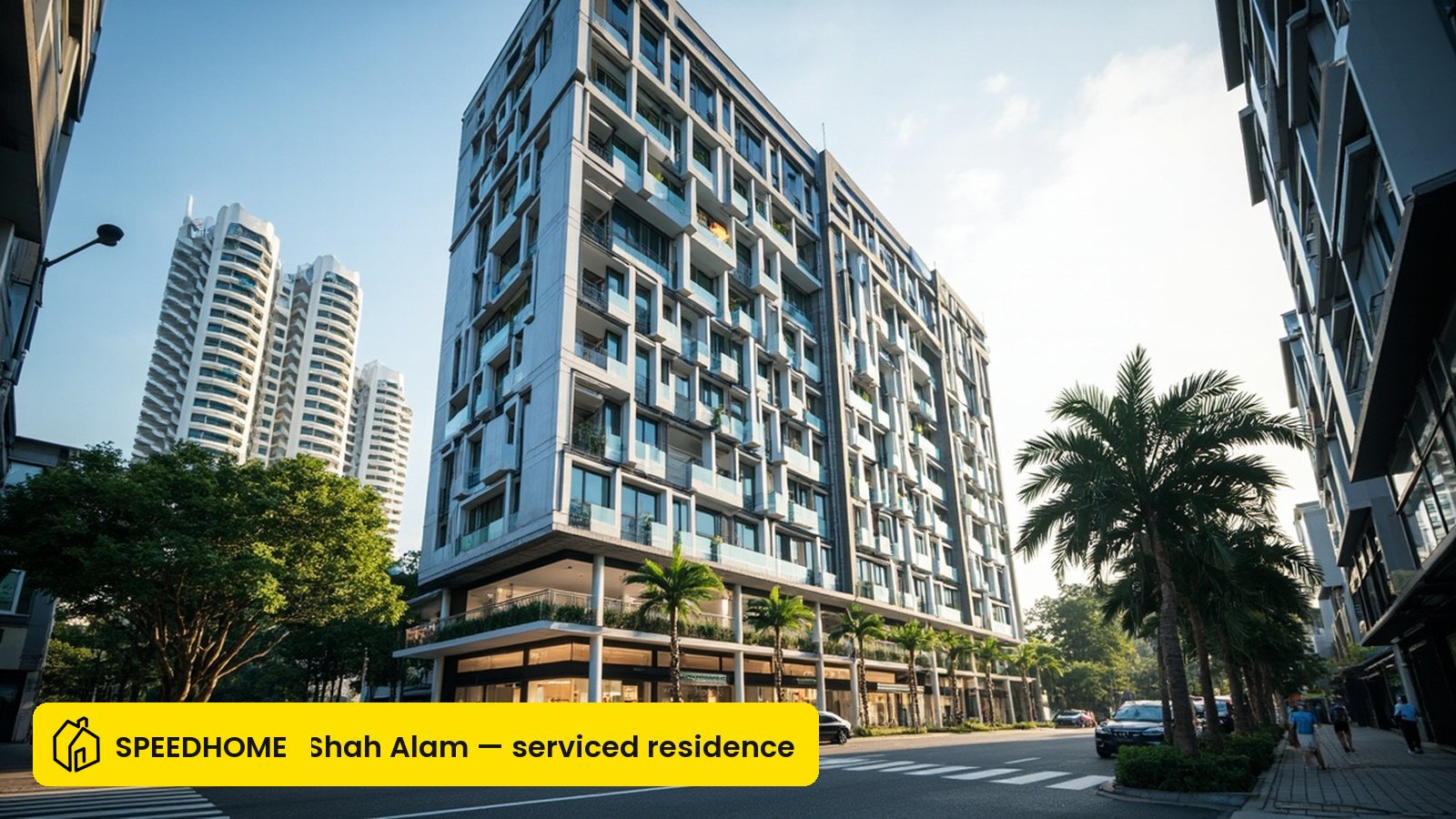iSoho i-City serviced residence towers inside the i-City mixed-use precinct, Shah Alam