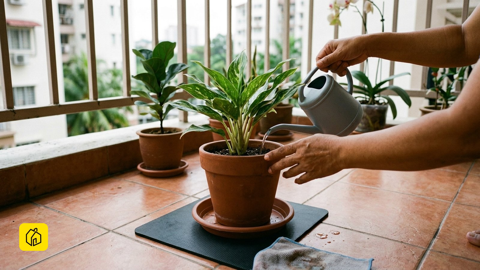 Jaga Pokok Balkoni Tanpa Hilang Deposit Anda