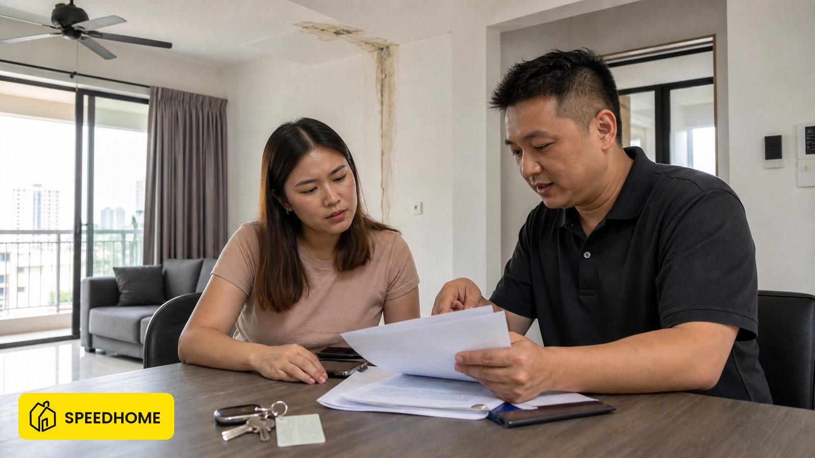 马来西亚房东不理堵塞马桶或天花板漏水,租客的筹码来自书面记录、租约和正确的升级路径——不是停付租金。本页讲清谁该修、证据怎么留、漏水走管理处、僵局走法院。