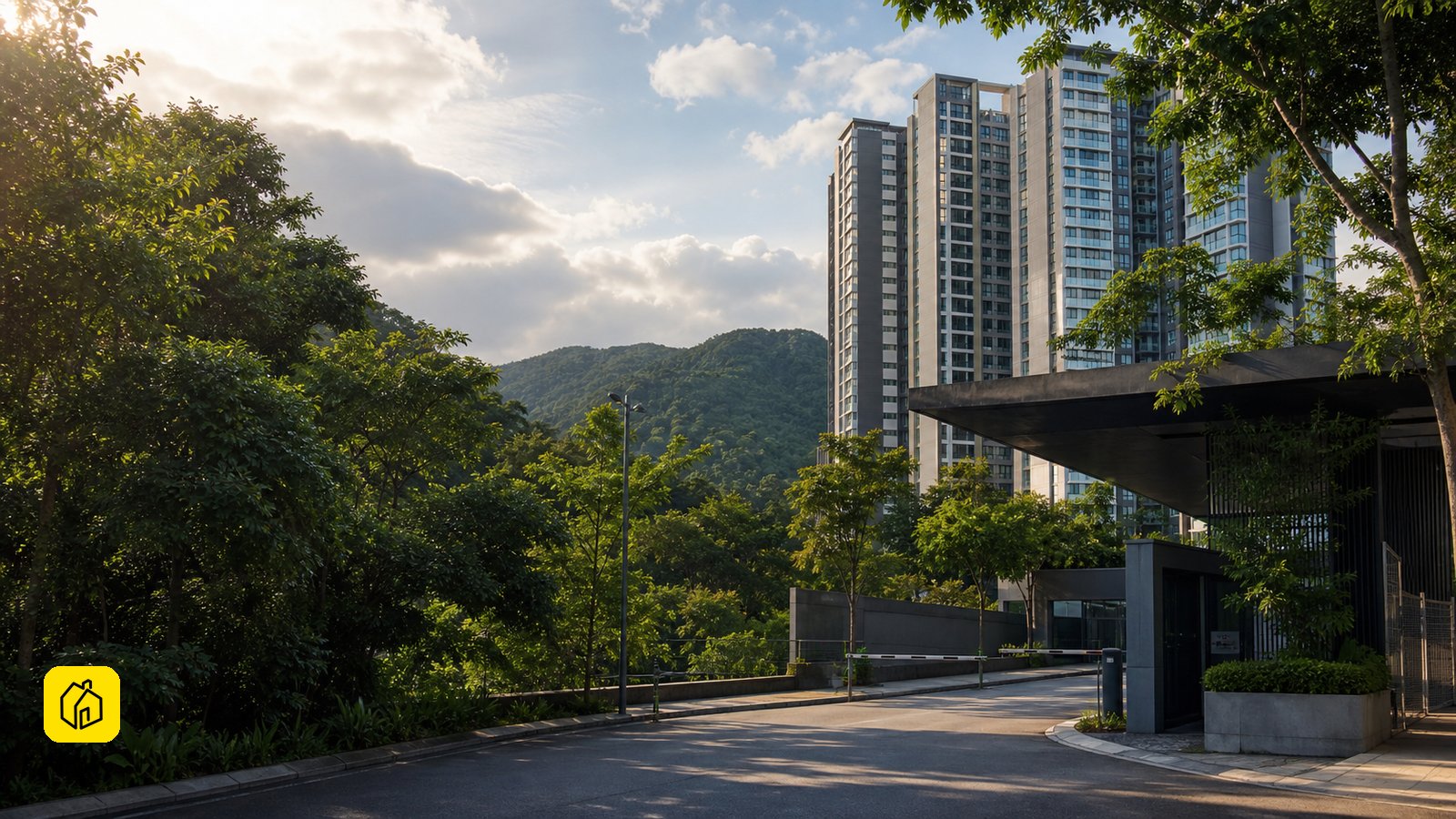 Illustrative condominium approach in the green Ampang Ukay and Ampang Jaya context.