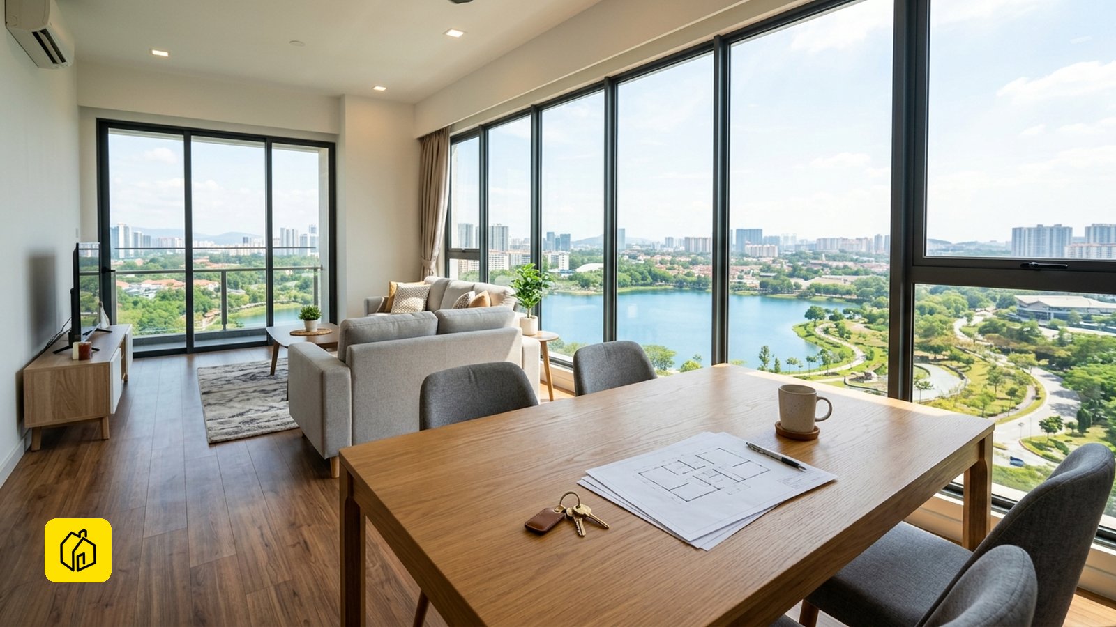 Choosing an operating model for a Mizumi Residences unit overlooking lake