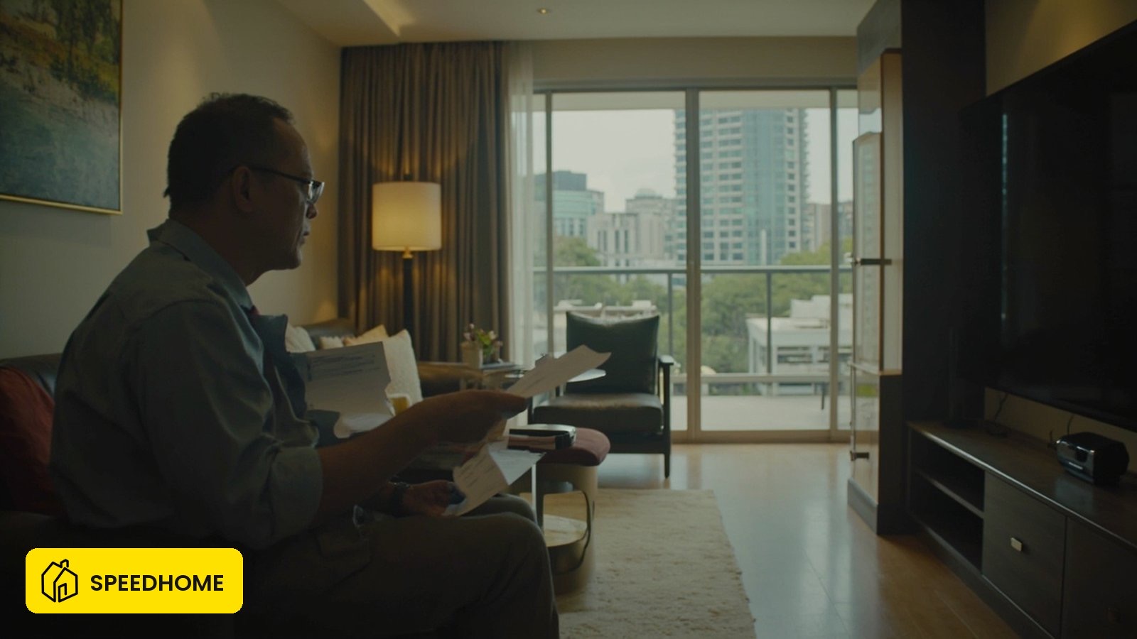 Landlord checking a furnished condo unit in Malaysia before deciding on short-term or long-term rental