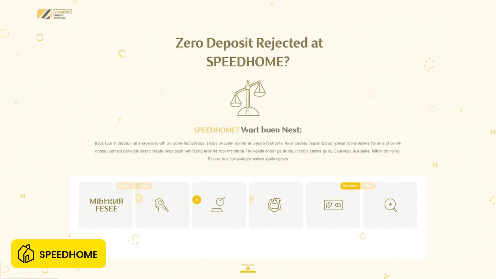 Zero Deposit Ditolak di SPEEDHOME? Apa Perlu Buat Seterusnya