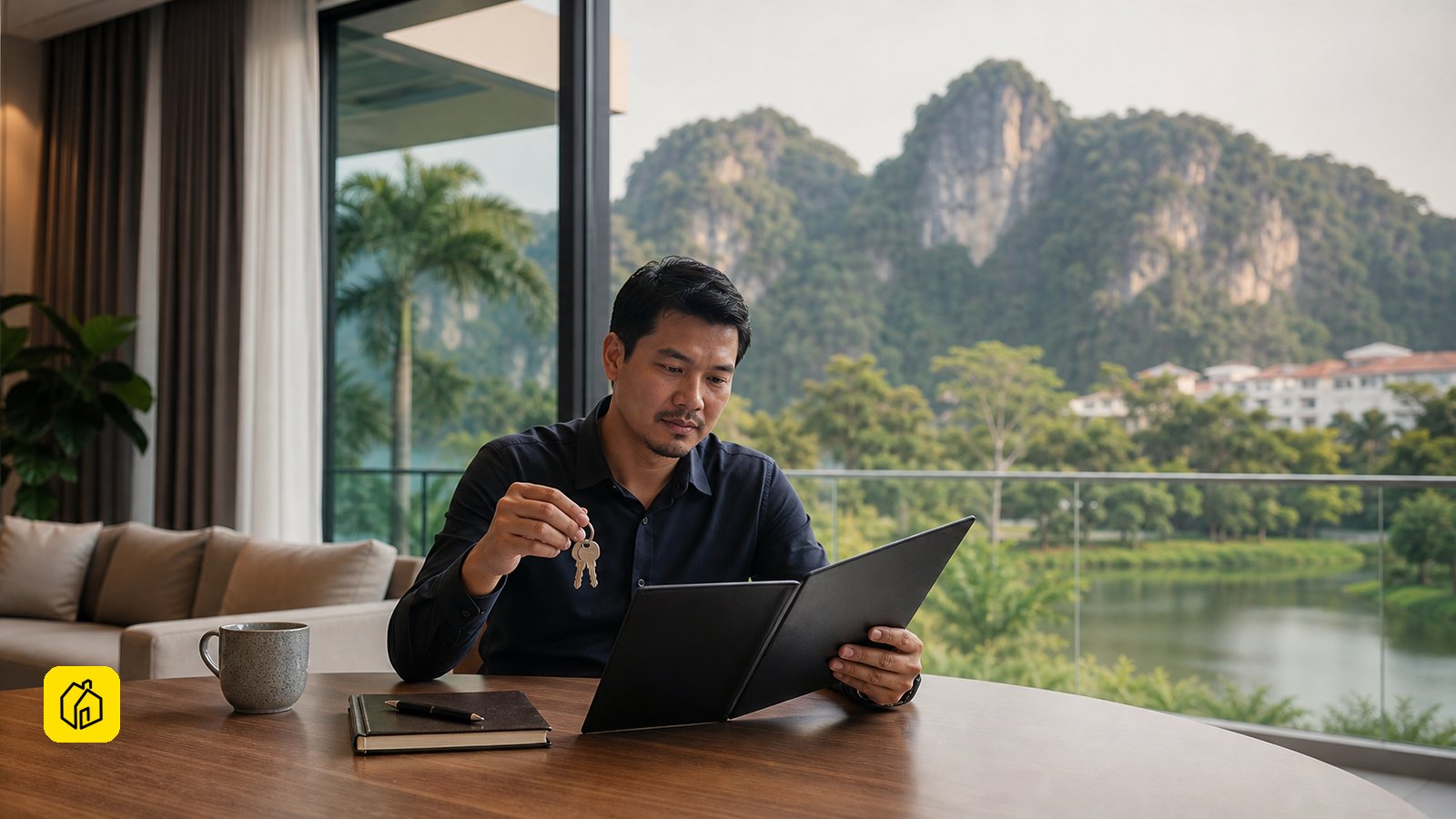 Landlord reviewing an existing apartment layout in Ipoh, Perak before a long-term rental decision.