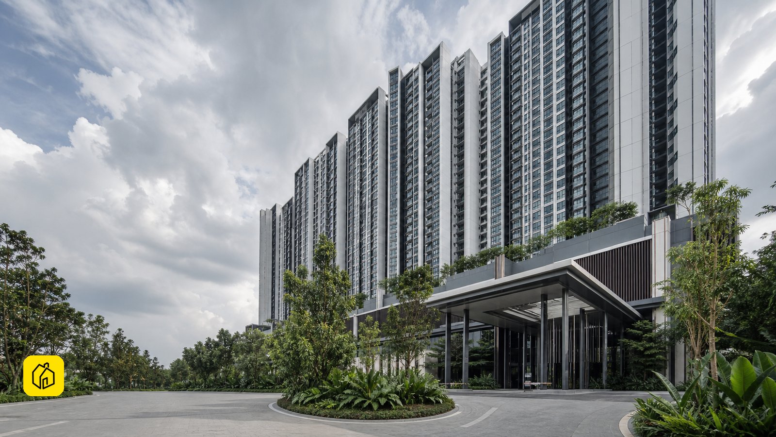 Daylight exterior of The Rainz in Bukit Jalil, Kuala Lumpur