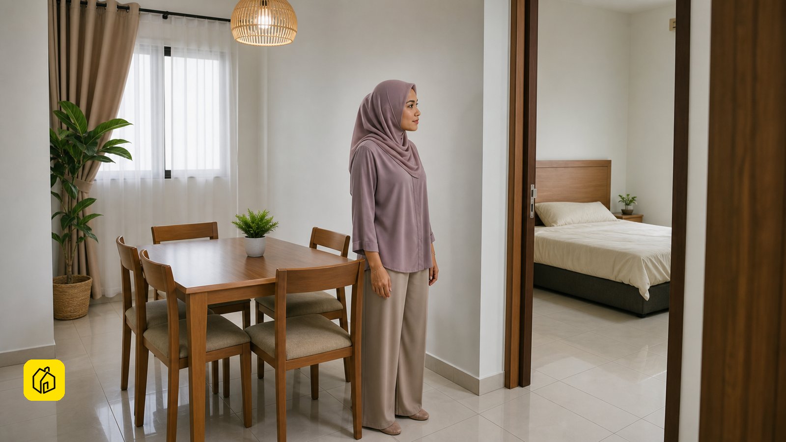 Malaysian landlord assessing a reversible apartment fit-out for long-term rental.