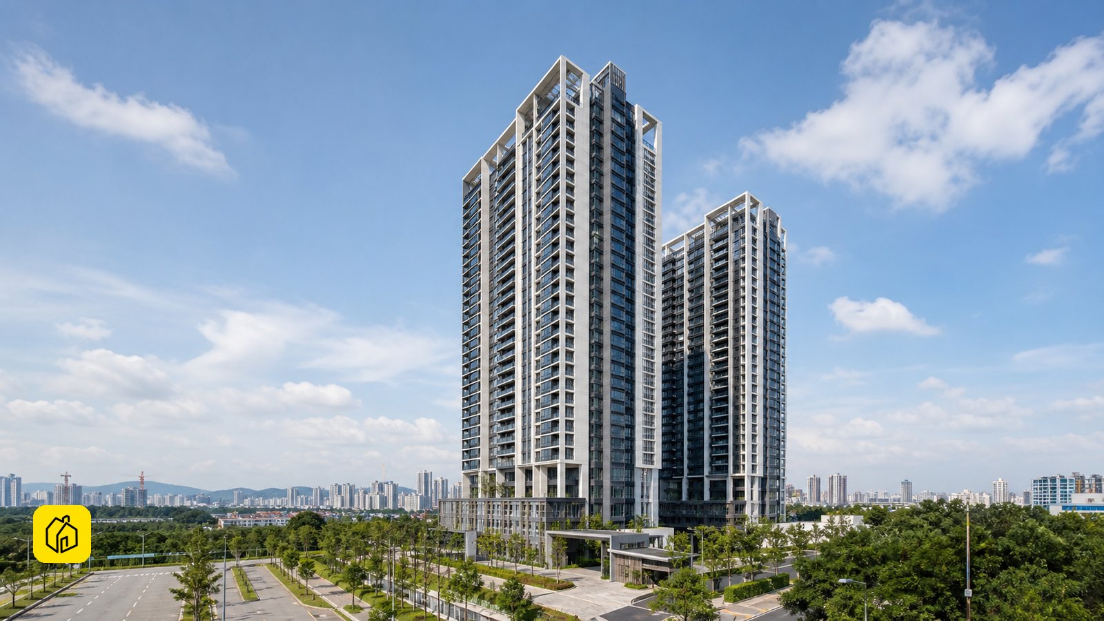 Daylight exterior of Twin Arkz in Bukit Jalil, Kuala Lumpur