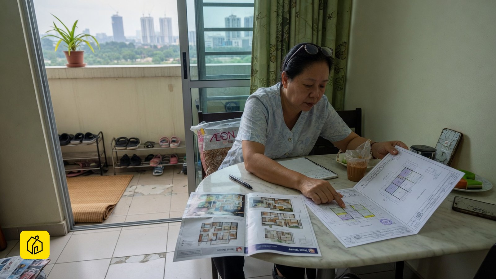 Checking the parcel record before modelling a Twin Tower Residence tenancy