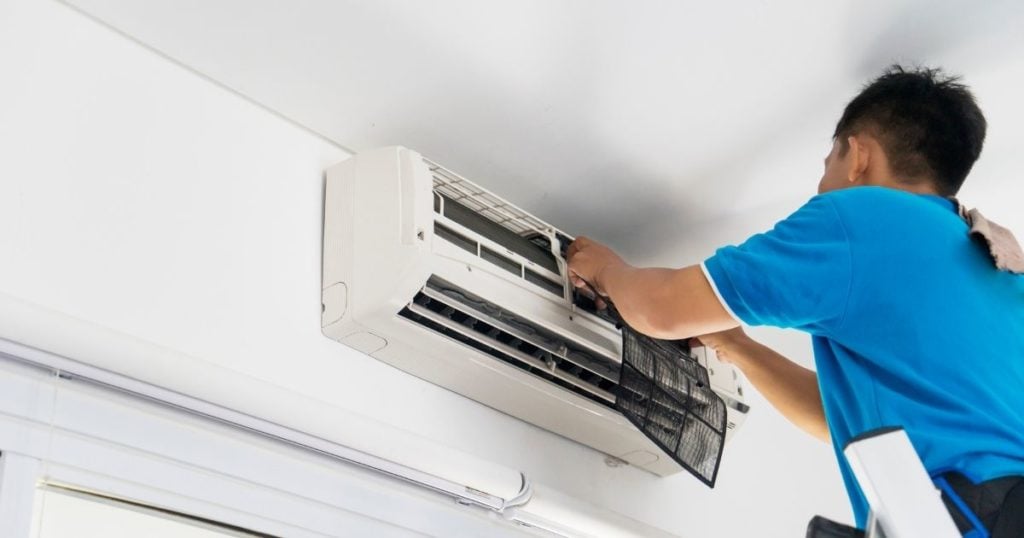  Clean/Replace the Filters In The Air Conditioning Unit