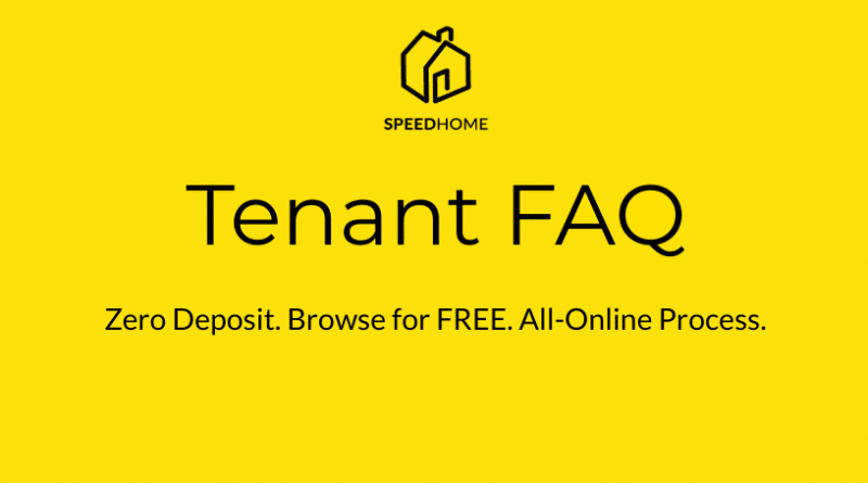 SPEEDHOME tenant FAQ