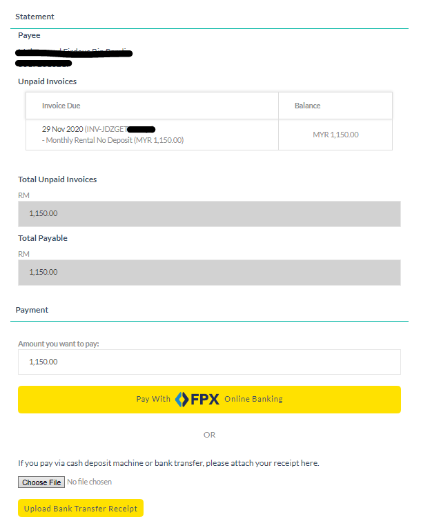 FPX Payment - SPEEDHOME Guide