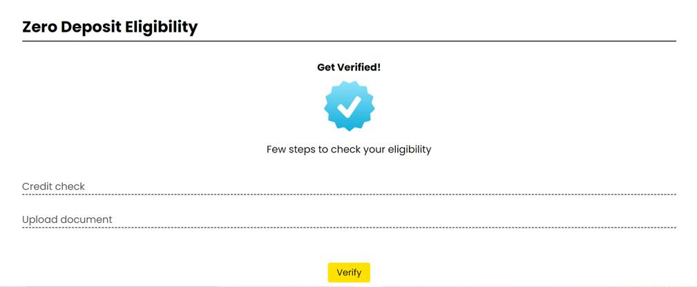 Checking eligibility