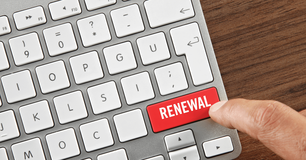 Renew lease online