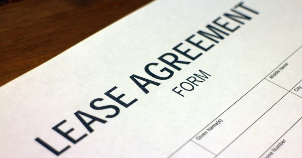 3. Sign a Lease Agreement