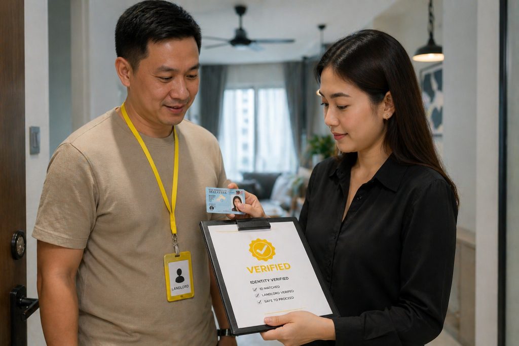 Cara mengelakkan penipuan sewa rumah dengan mengesahkan identiti tuan rumah secara fizikal.