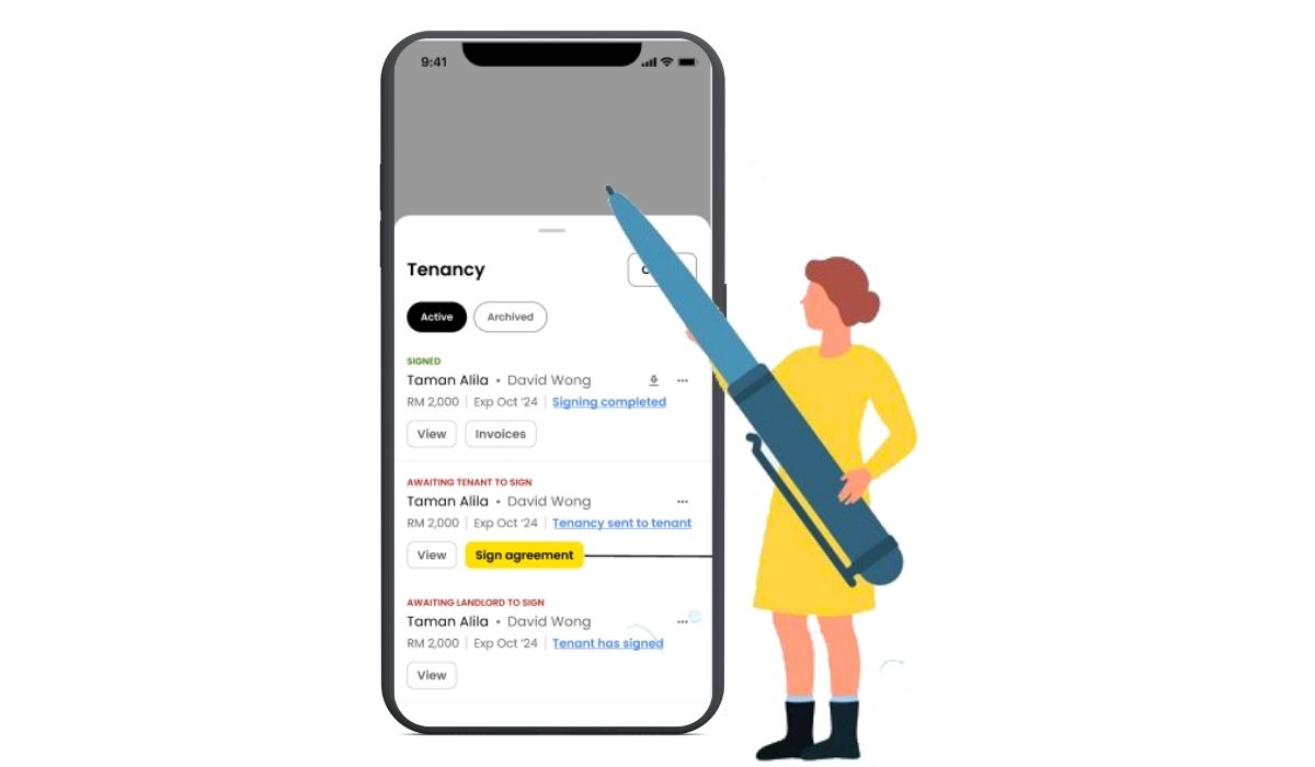 tenancy agreement in speedhome app