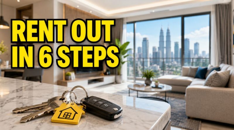 Step-by-step guide to renting out property in Malaysia featuring a modern apartment interior