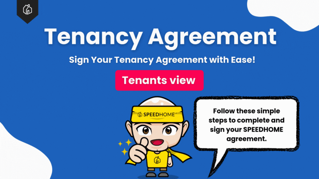 Managing tenancy agreements in the app 