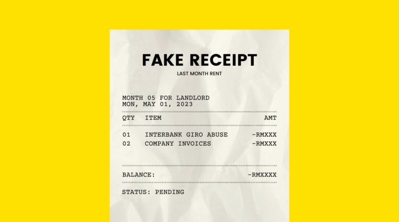 Fake Receipt