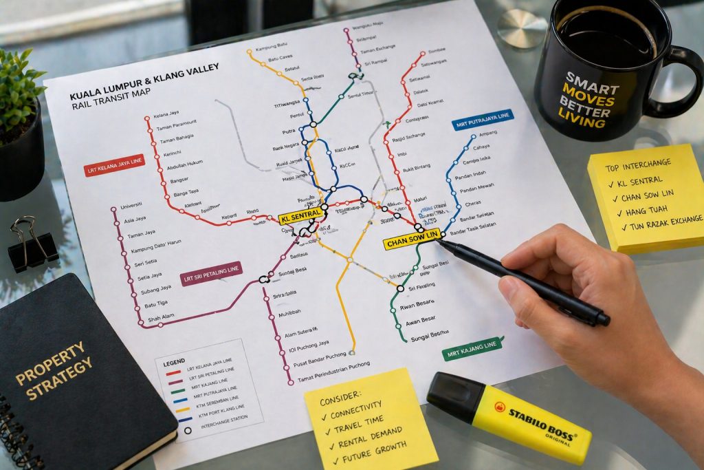 Perbandingan antara laluan LRT Kelana Jaya, Sri Petaling, dan MRT Putrajaya Line.