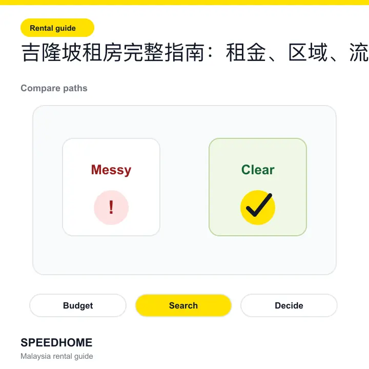 Branded rental guide visual for ÂêâÈöÜÂù°ÁßüÊàøÂÆåÊï¥ÊåáÂçóÔºöÁßüÈáë„ÄÅÂå∫Âüü„ÄÅÊµÅÁ®ã comparison image