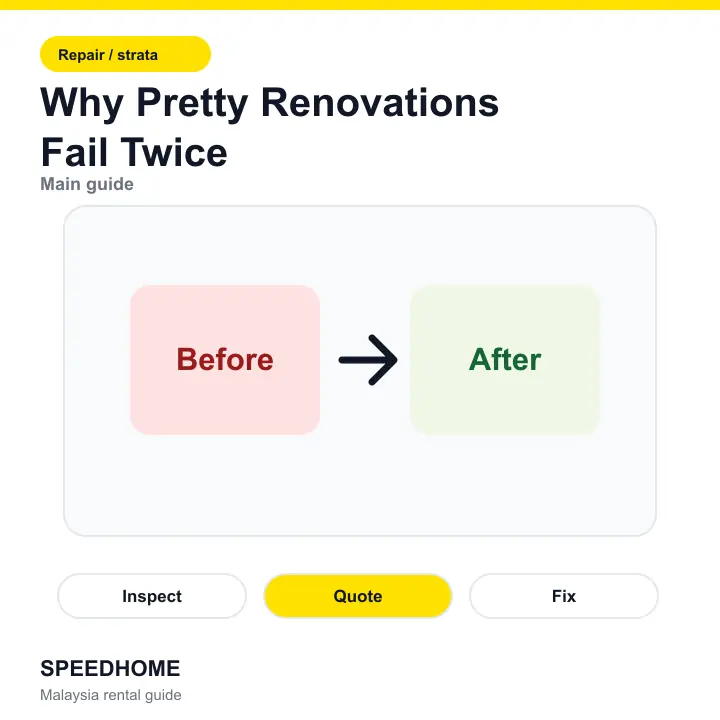 Why Pretty Renovations Fail Twice overview