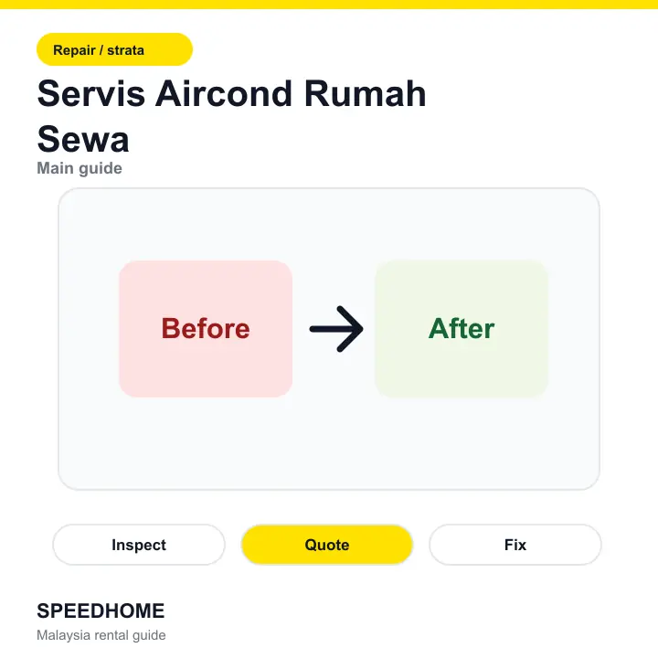 Servis Aircond Rumah Sewa overview