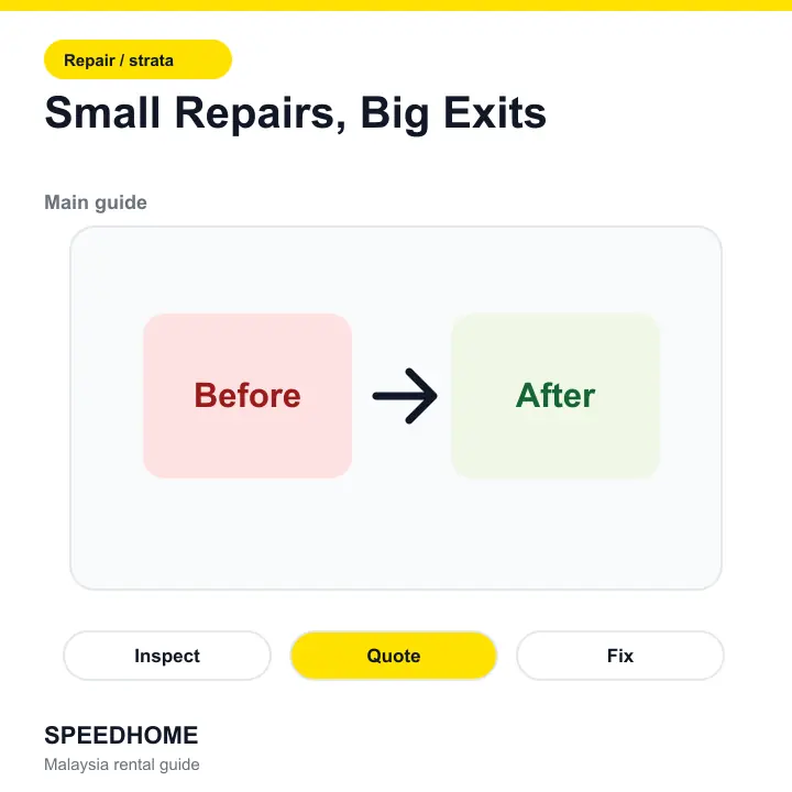 Small Repairs, Big Exits overview