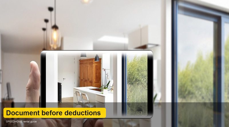 Move-out inspection evidence before deposit deductions
