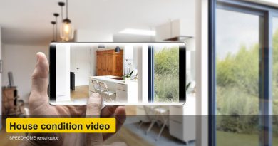 Tenant recording a house condition video before move in
