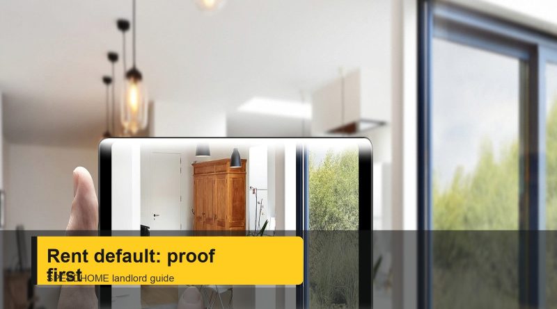 Landlord rent default evidence and legal process checklist