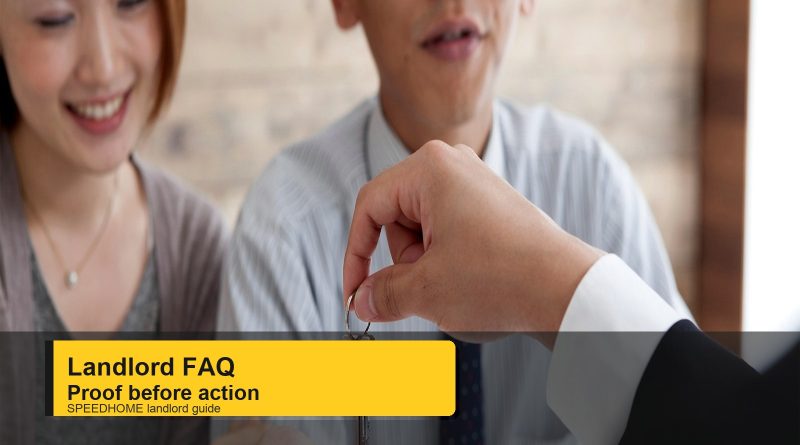 Landlord FAQ rental handover and evidence checklist