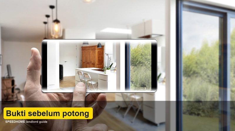 Bukti pemeriksaan keluar sebelum potongan deposit