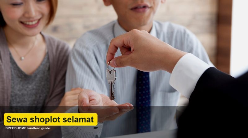 Malaysian shoplot or small factory rental handover scene