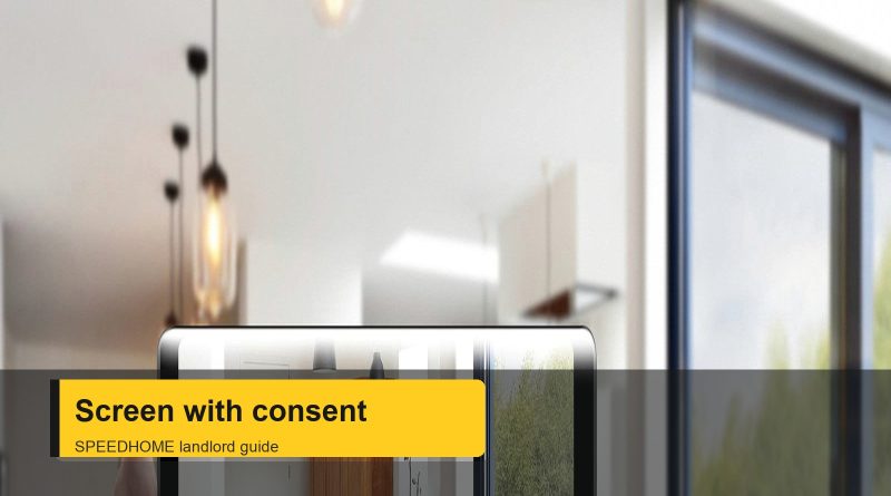Foreign tenant screening documents with consent