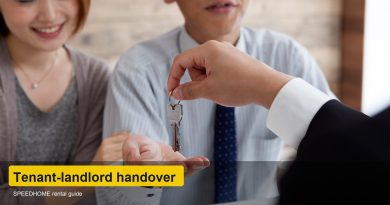 Tenant and landlord handover for a rental home
