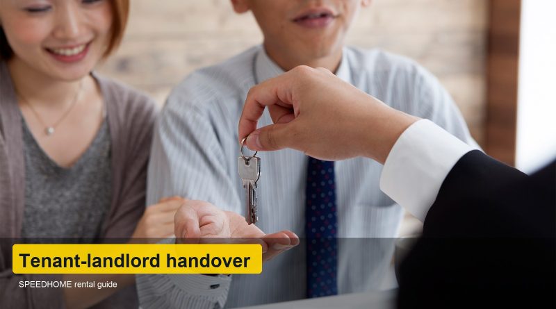 Tenant and landlord handover for a rental home